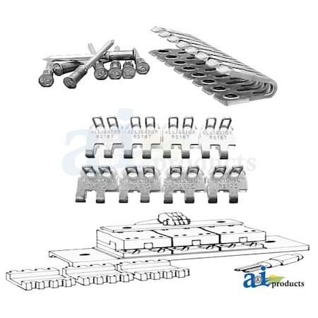 Alligator Rivet Plate Lacing Pkg. 21.5 X5 X2